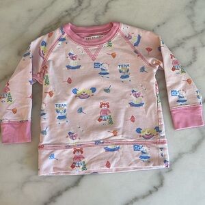 TBBC Cheerleader Print Sweatshirt 12-18M